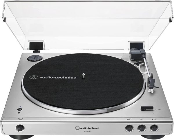 Audio-Technica AT-LP60X-BK Fully Automatic Belt-Drive Stereo Turntable, Black, Hi-Fi, 2 Speed, Dust Cover, Anti-Resonance, Die-Cast Aluminum Platter - Image 5